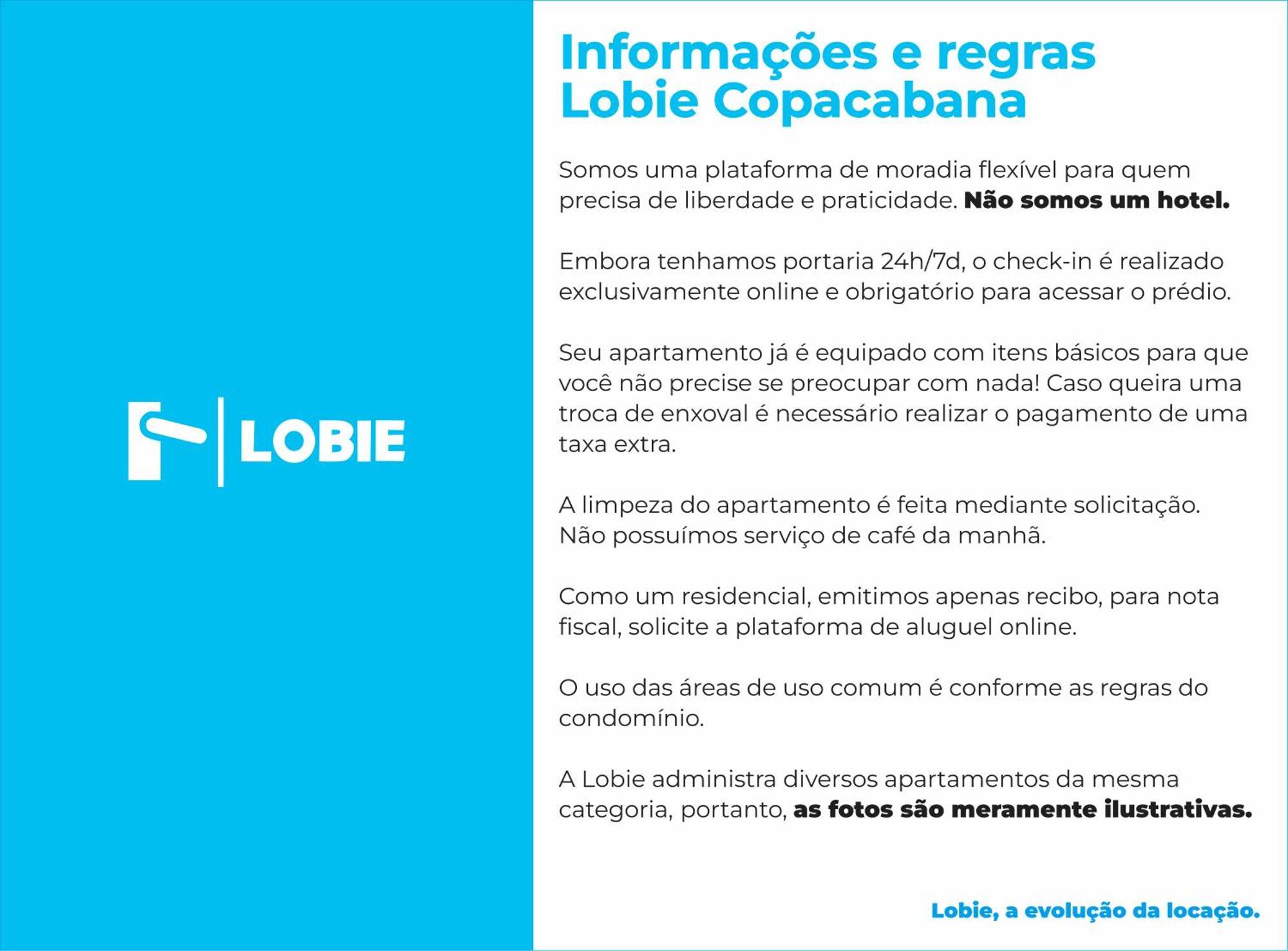 דירות ריו דה ז'ניירו Lobie Copacabana מראה חיצוני תמונה